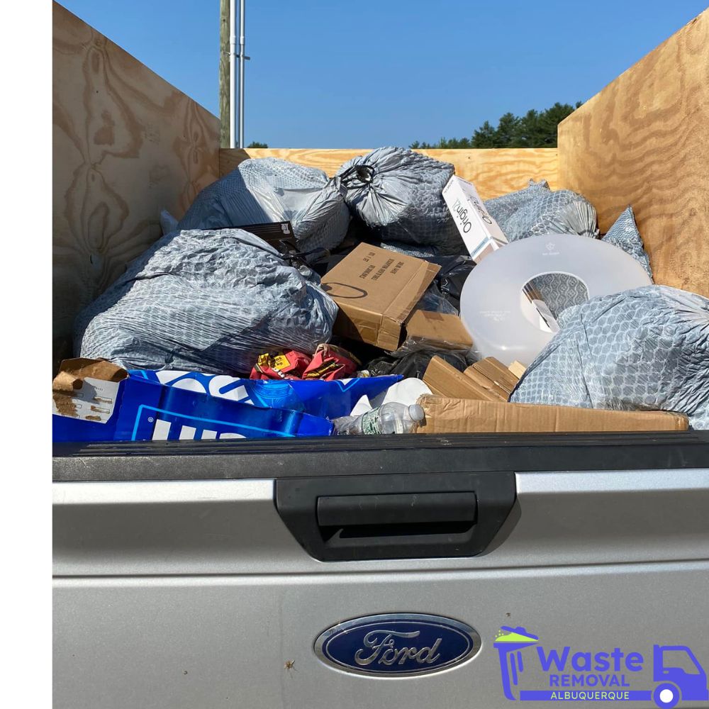 Garbage clearance bags in vehicle